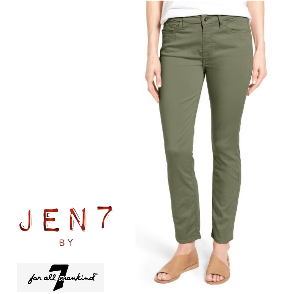 COPY - NWT- JEN7 Stretch Cropped Skinny Jeans